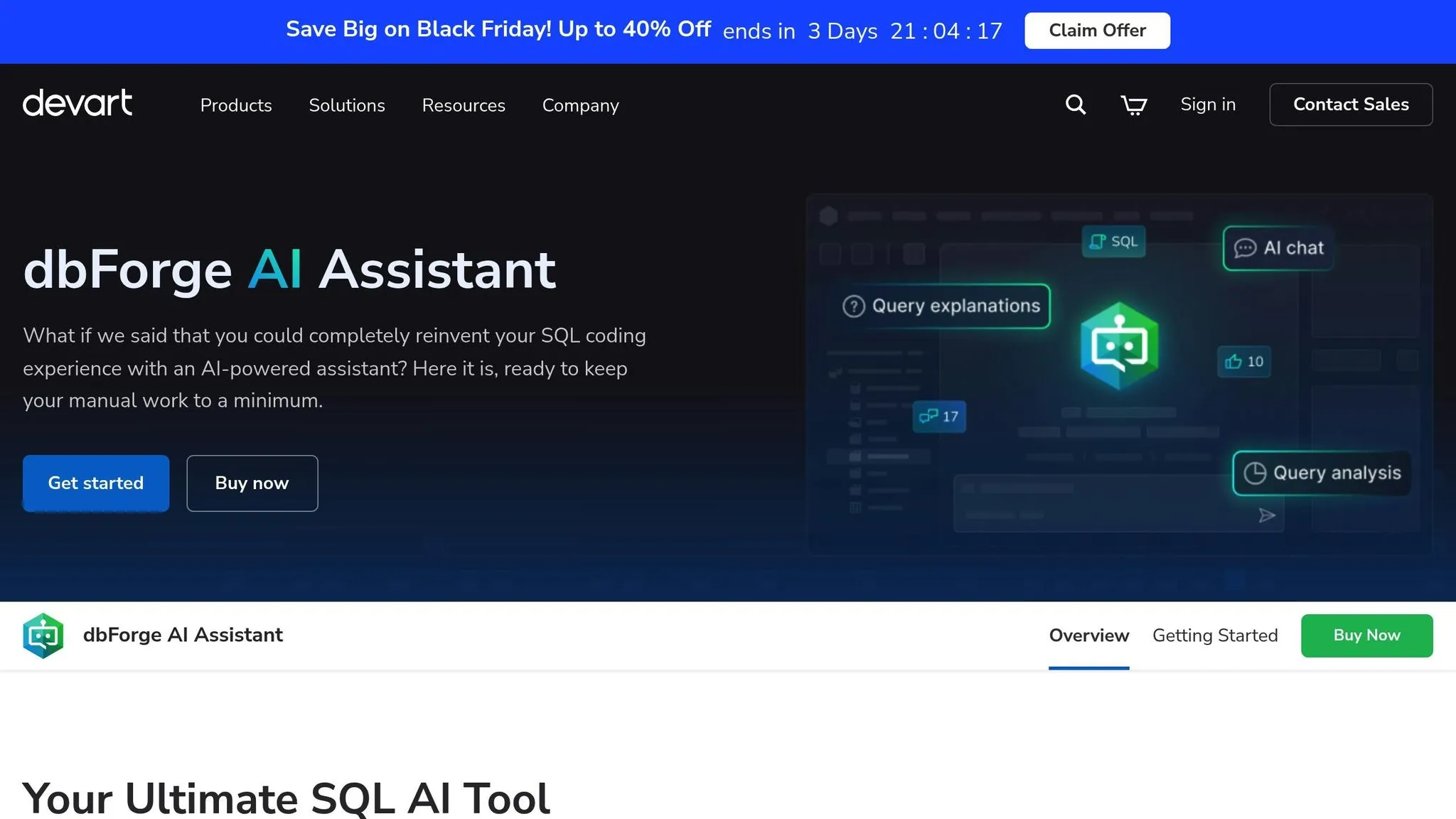 dbForge AI Assistant
