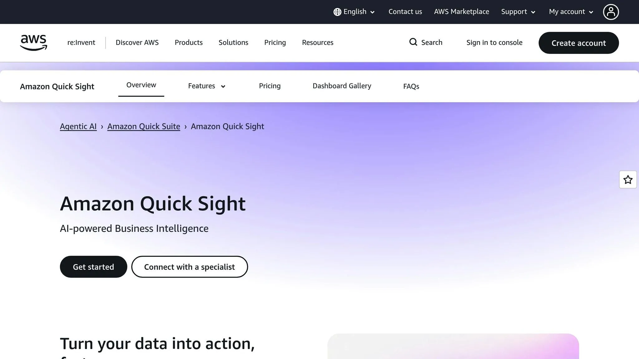 AWS QuickSight