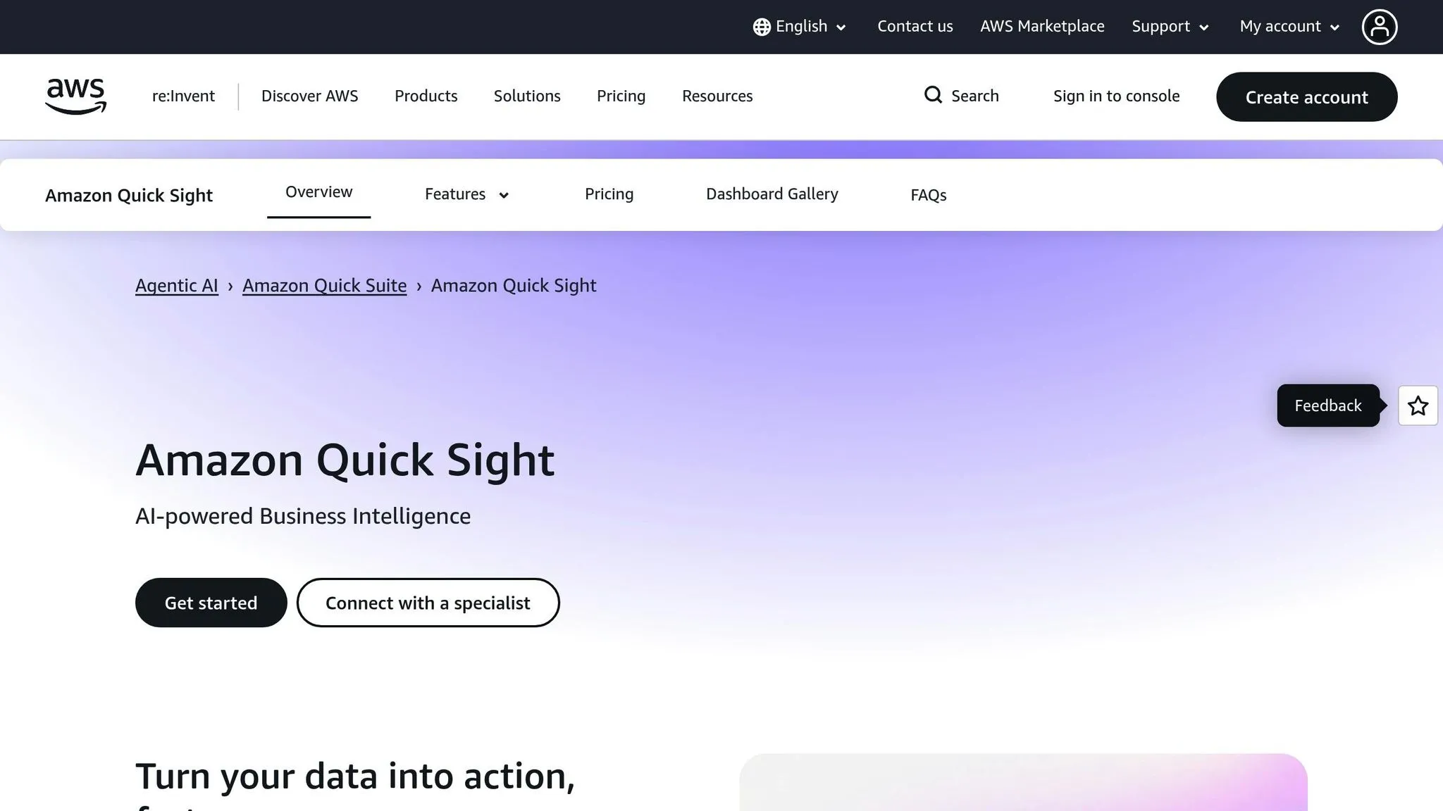 AWS QuickSight