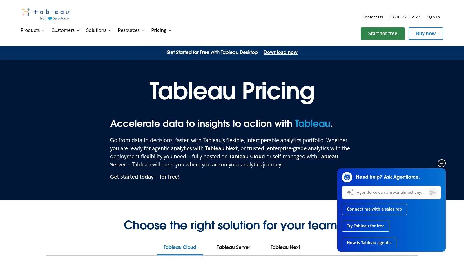 Tableau (Cloud and Server)