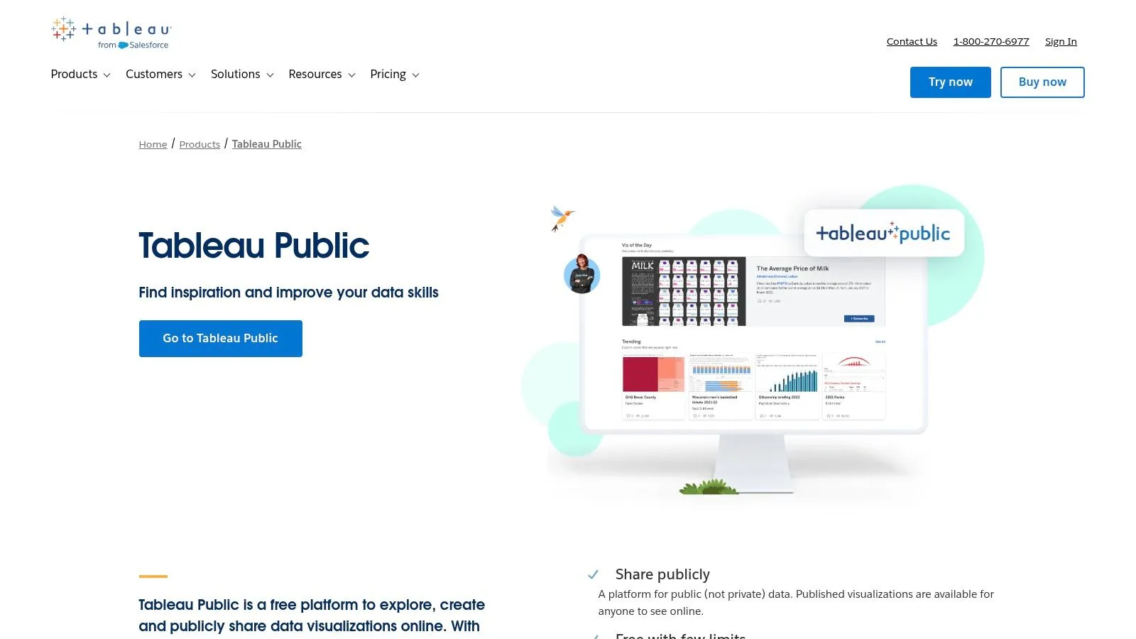 Tableau Public + Dashboard Examples