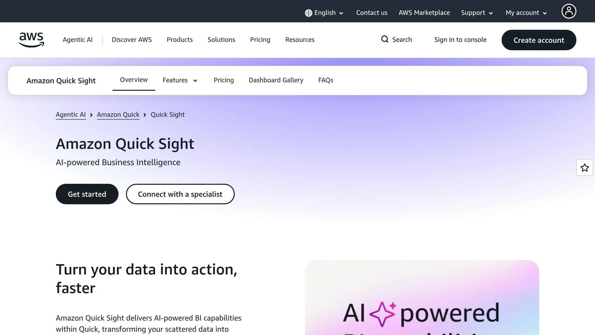 Amazon QuickSight