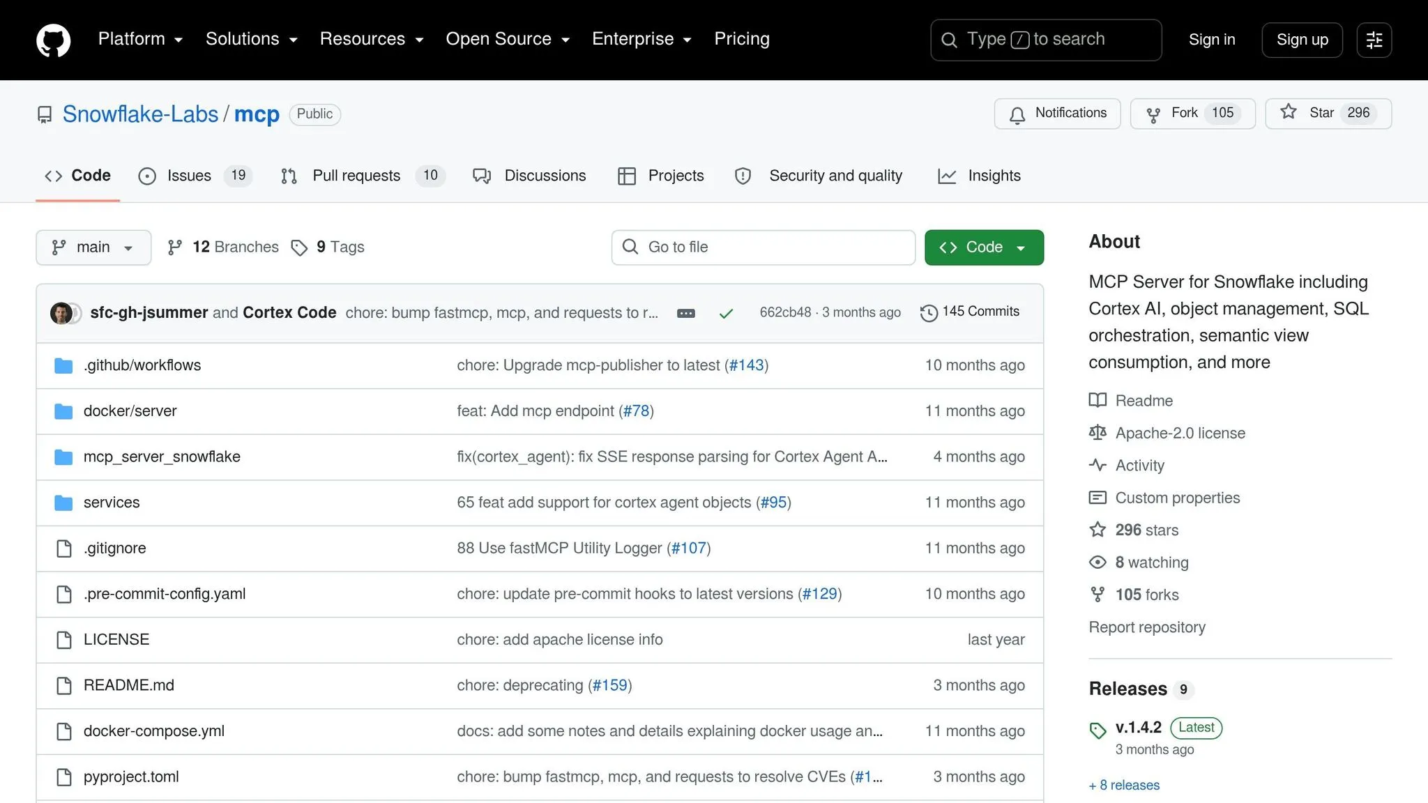 Snowflake Labs OSS MCP Server