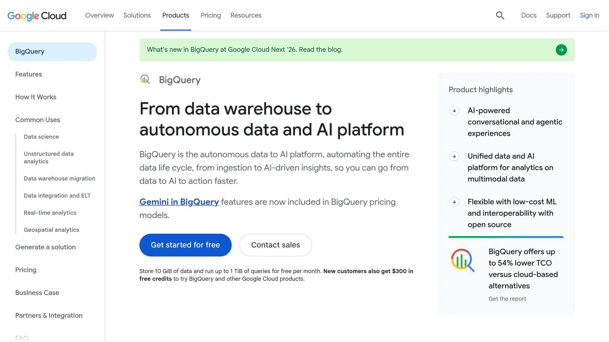 BigQuery Data QnA