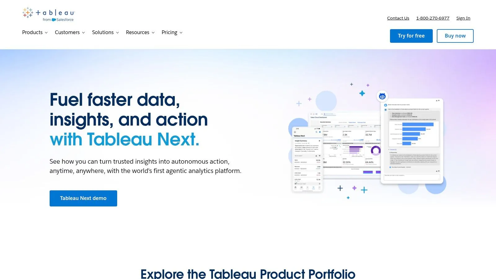 Tableau (Salesforce) with Tableau AI (Pulse and Einstein Copilot)