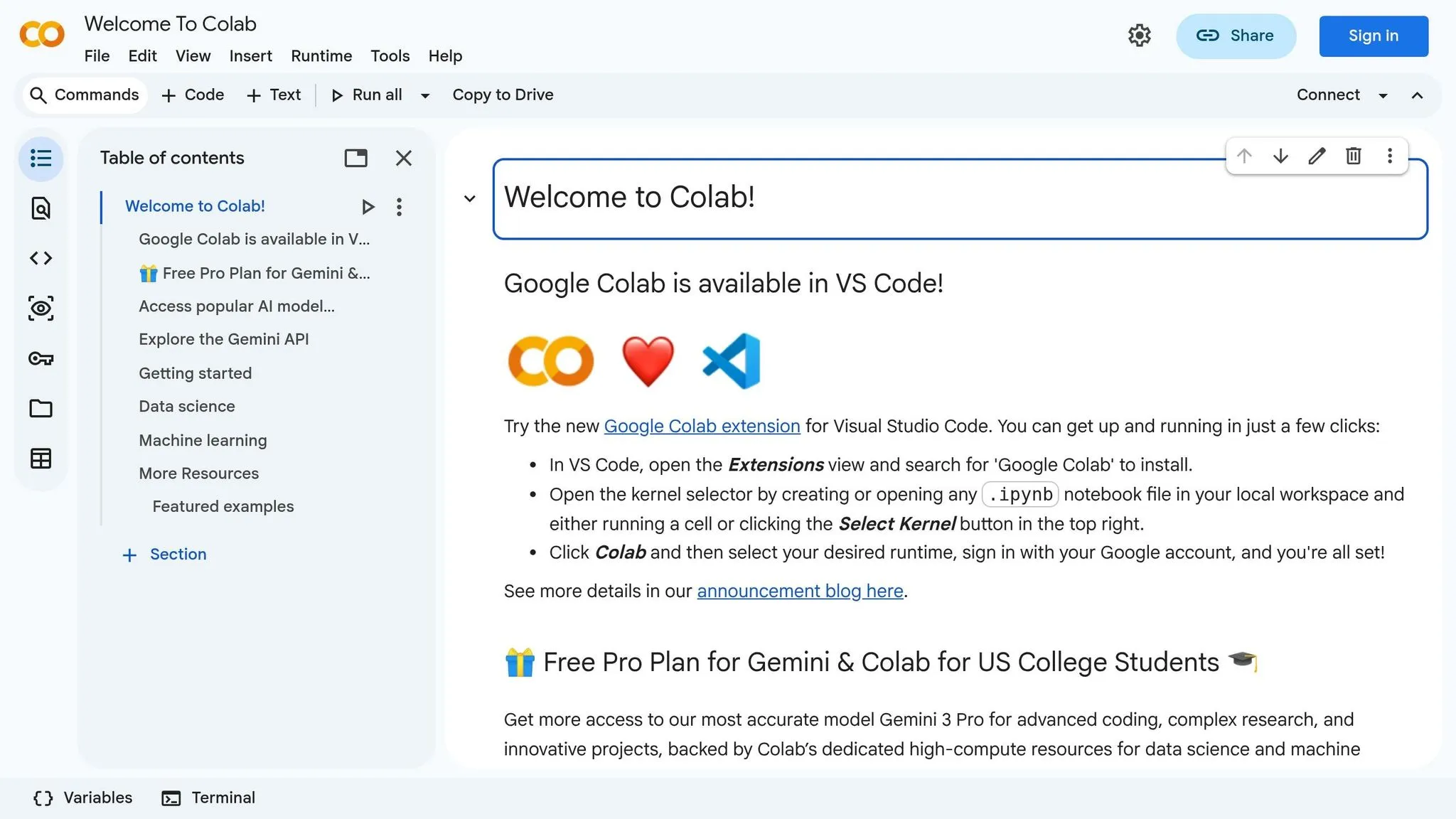 Google Colab