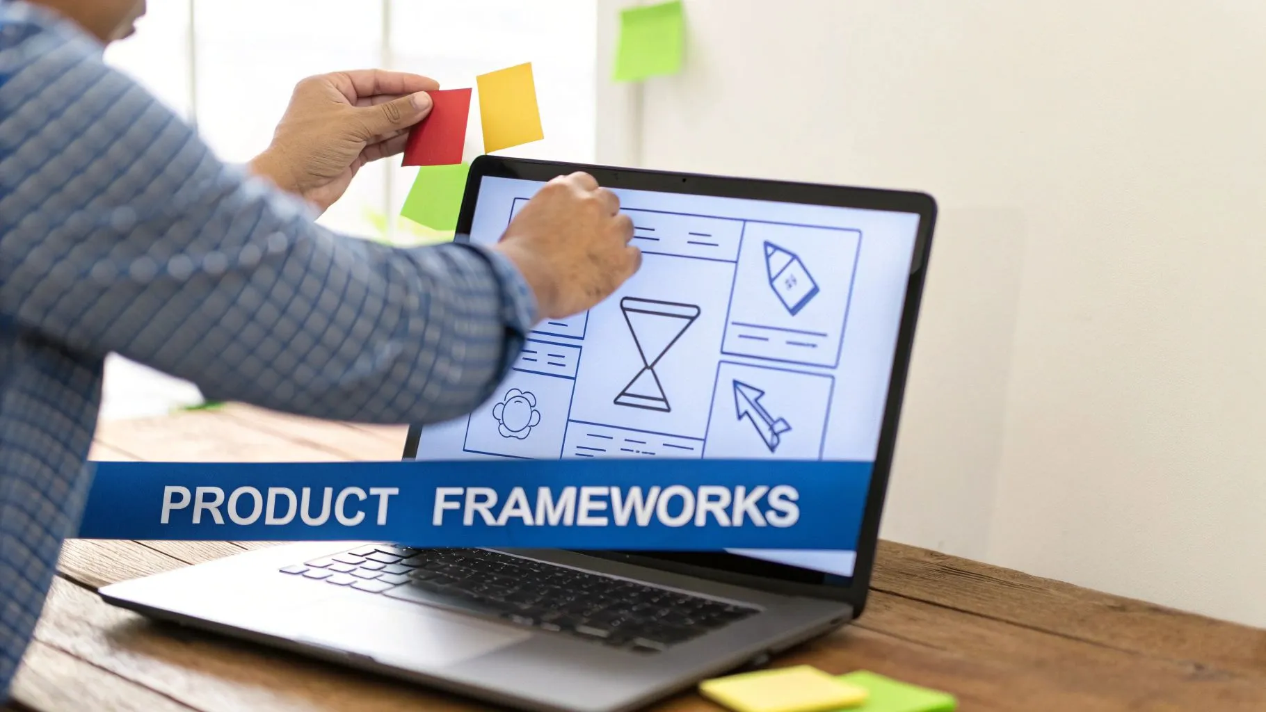 A diagram showing a framework for product decisions